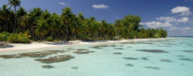 Playa en la polinesia francesa