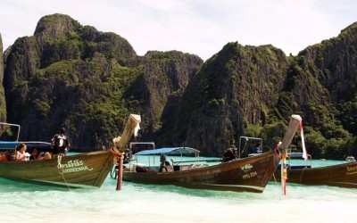 Barcas en Tailandia