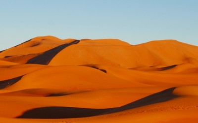 Fotografía del desierto en Namibia