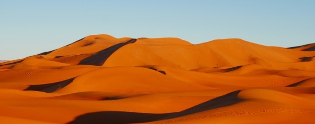 Fotografía del desierto en Namibia